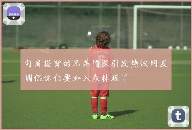 勾肩搭背的兄弟情深引发热议网友调侃你们要加入森林狼了